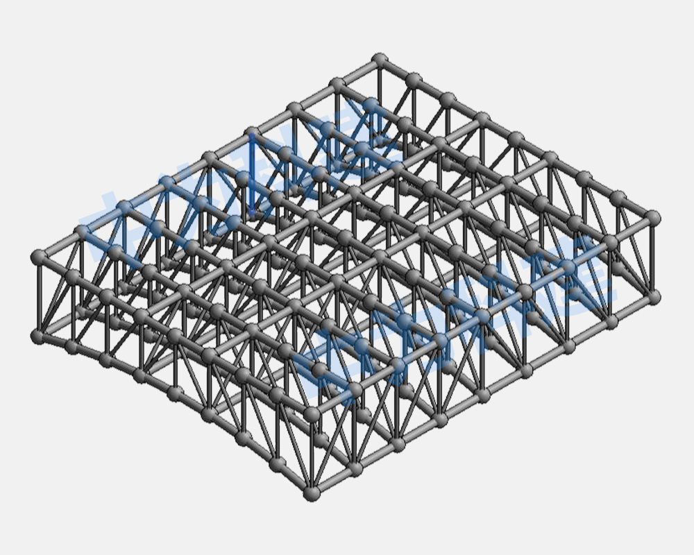 Steel pipe truss